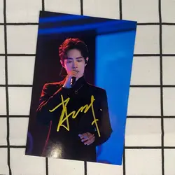 Xiao Zhan autograph Signature photo Authentic non printed gifts for friends and classmates