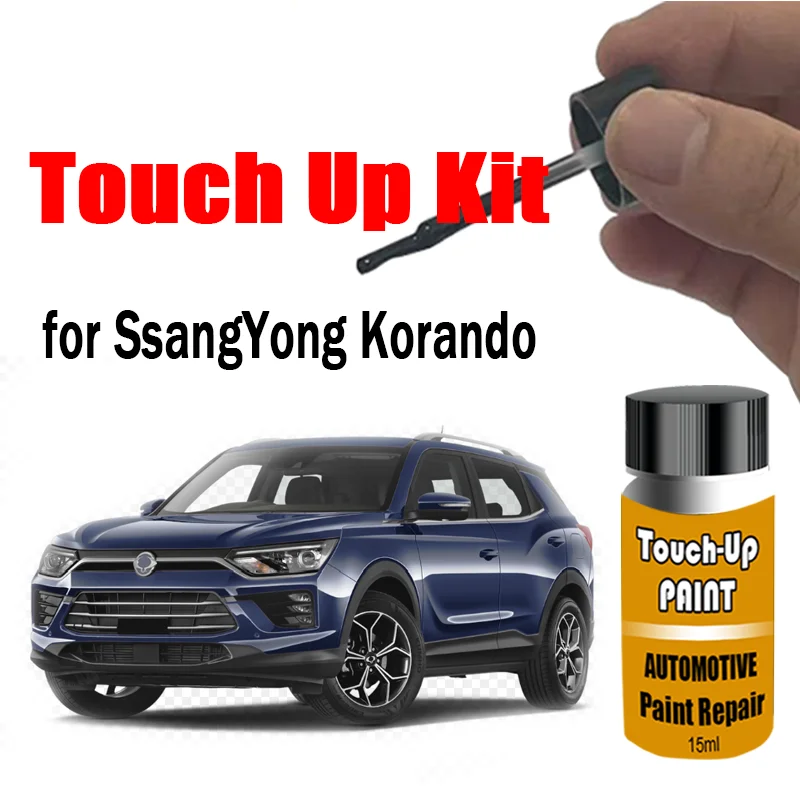 

Car Touch-Up Paint Kit (with brush) for KGM SsangYong Korando Paint Scratch Remover Car Paint Care Accessories