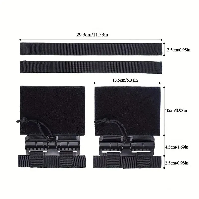 Set di fibbie per gilet tattico a rimozione rapida Kit di sistema di sgancio rapido durevole per accessori per gilet JPC CPC NCP XPC 6094 420