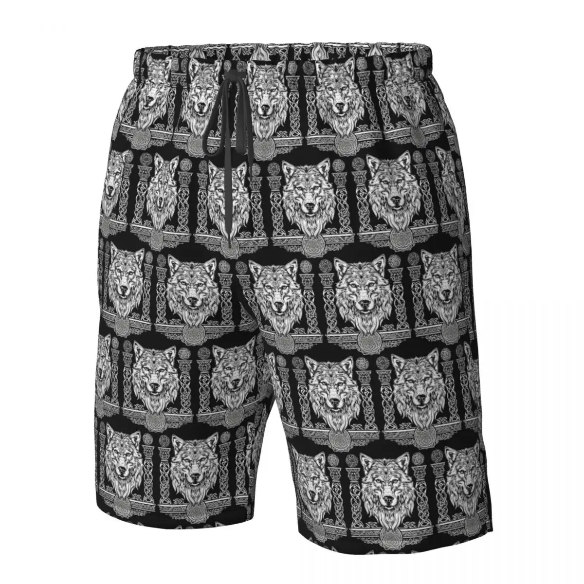Celana Pendek Pantai Norse Nordic Viking Celtic Trunks Celana Pria Musim Panas Berenang Cepat Kering Kasual
