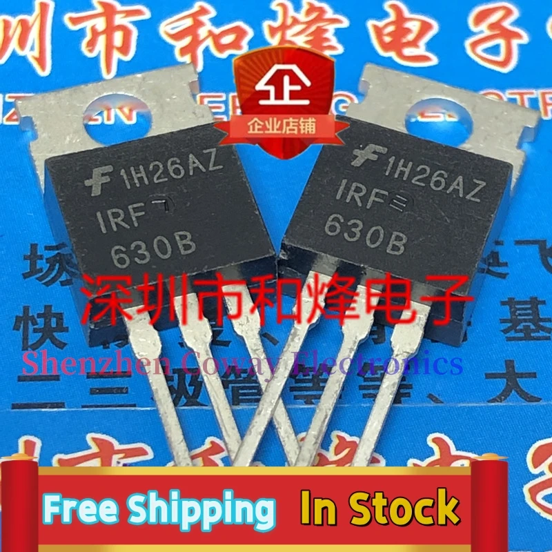 10PCS-30PCS  IRF630B  TO-220 200V 9A     In Stock Fast Shipping