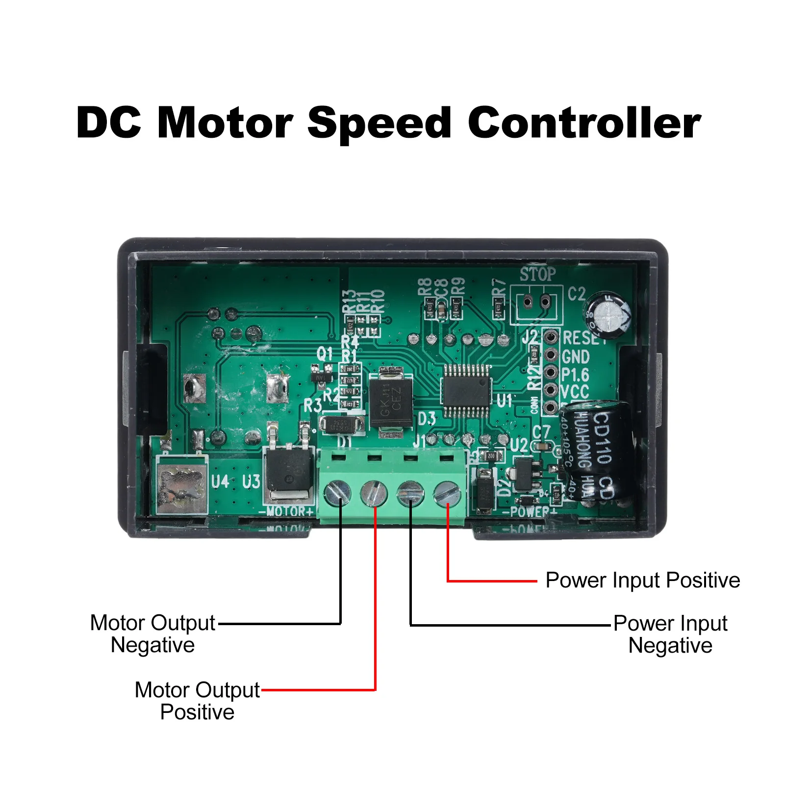 PWM DC Motor Speed Controller Switch PWM Motor Driver DC 5-30V 150W Adjustable Speed Regulator with Variable Rotary Switch