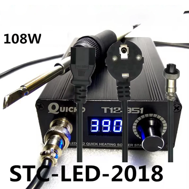 quicko-t12-951-108w-station-de-soudage-led-avec-affichage-oled-poignee-m8-chauffage-rapide-pour-accessoires-de-reparation-electronique