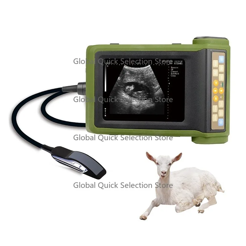 Animal Preg-ancy Diagnosis Veterin-ary Porta-ble Full Digital Bladder Volume Ultraso-und Scanner for Cattle Sheep Horse Pig Farm