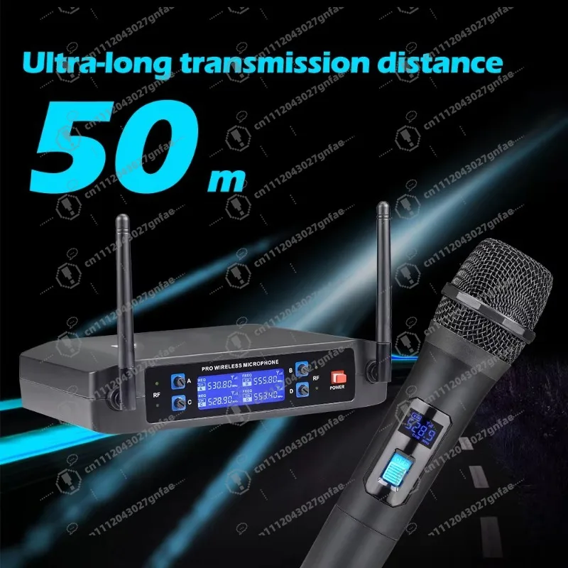 Hot Sale Wireless Micro Microphone Padded Pro 4 Channel Micro