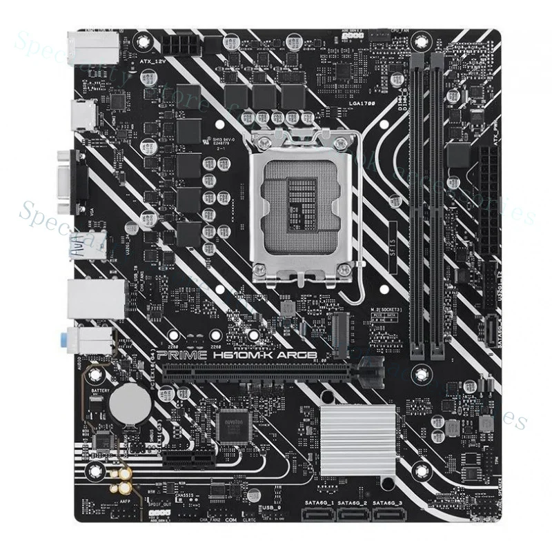 A+ For ASUS PRIME H610M-K ARGB Motherboard LGA 1700 Intel H610 DDR5 Micro ATX Test
