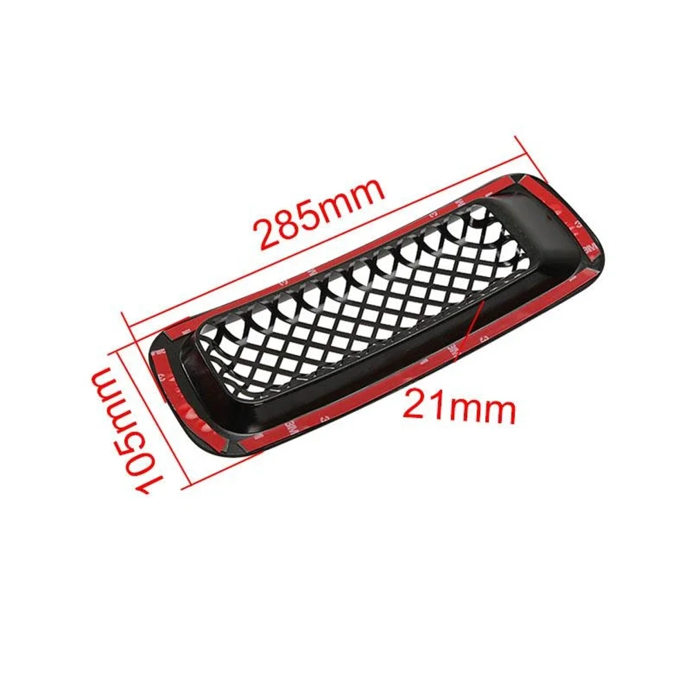 Front Bumper Racing Grille For Jeep Patriot 2011 2012 2013 2014 Bumper Insert Trims Ring Cover Vent Frame Garnish Surrounding