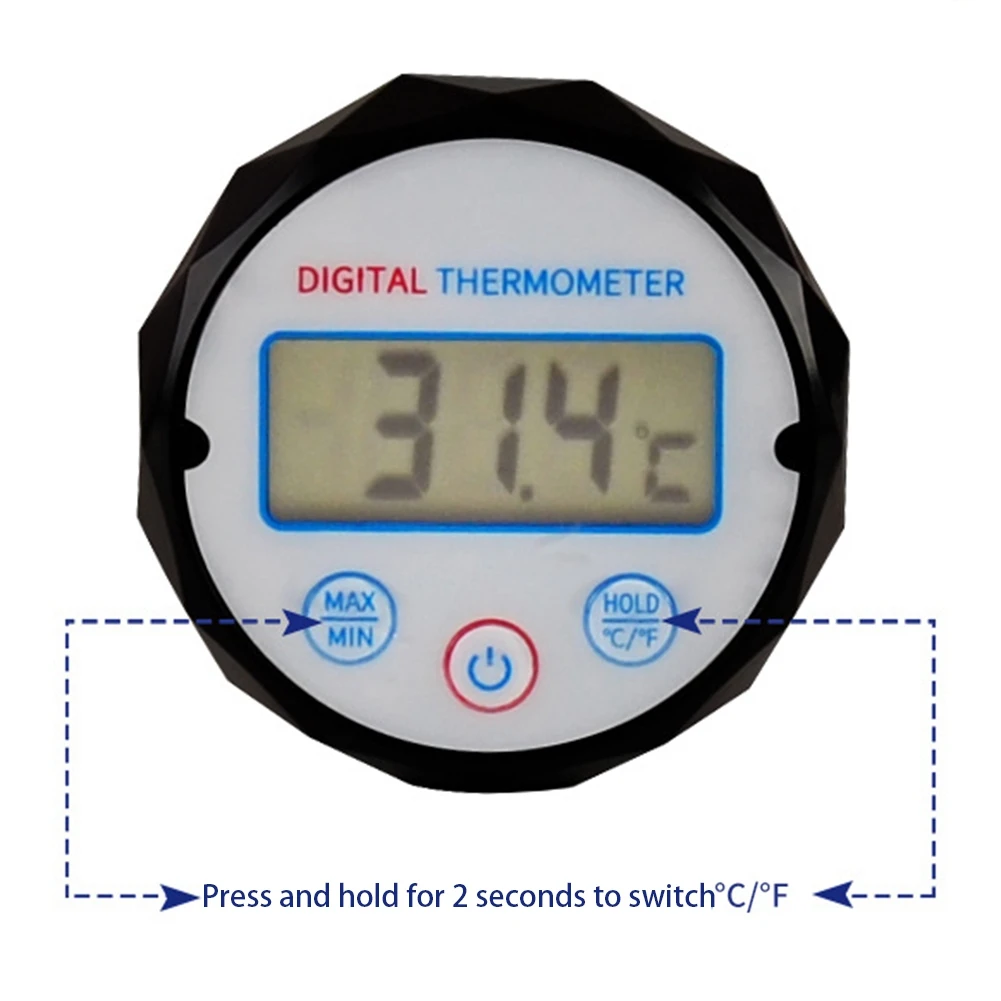 

* Термометр BAAY Espresso из нержавеющей стали для контроля температуры при вспенивании молока, для кухни, барбекю, еды,teak, индейки, молока