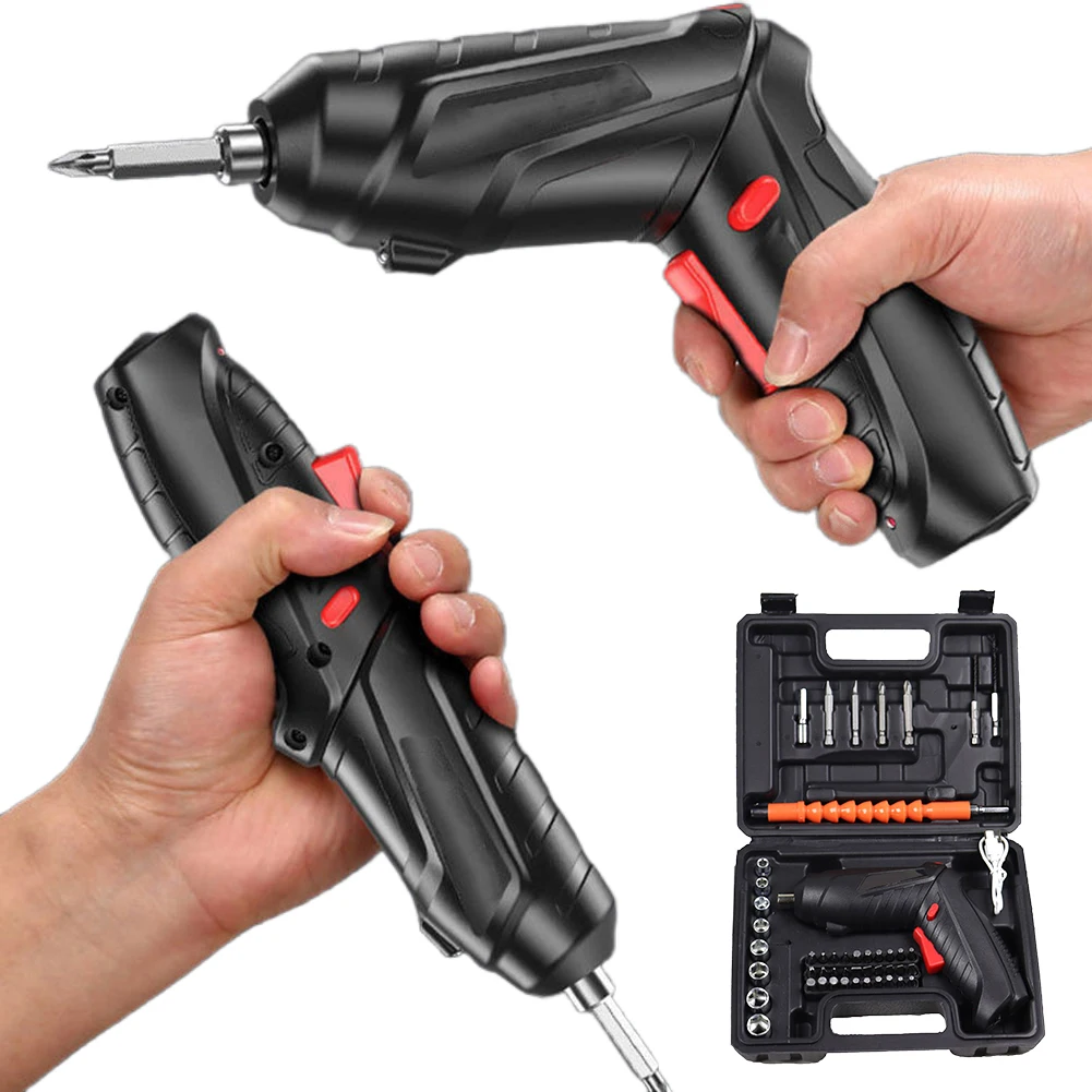 

3.6V Power Screwdriver 1300mAh Rechargeable Battery Screwdriver Rotatable Lithium Electric Hand Drill Multi-function Power Tools