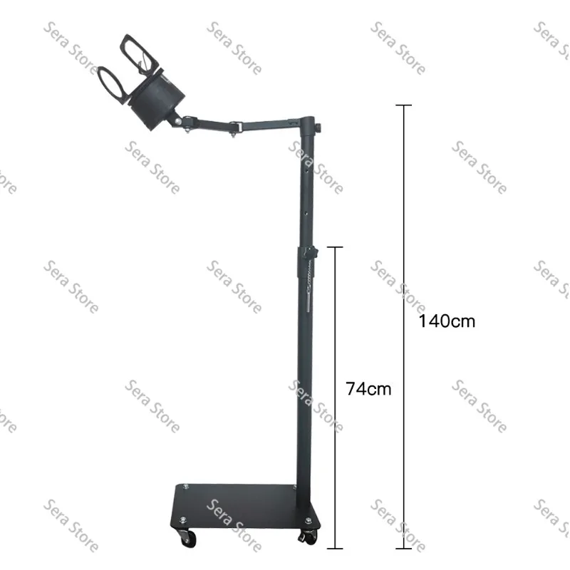 Angle rotation therapy instrument support automatic fixator - electric support - compatible with Iteracare handle