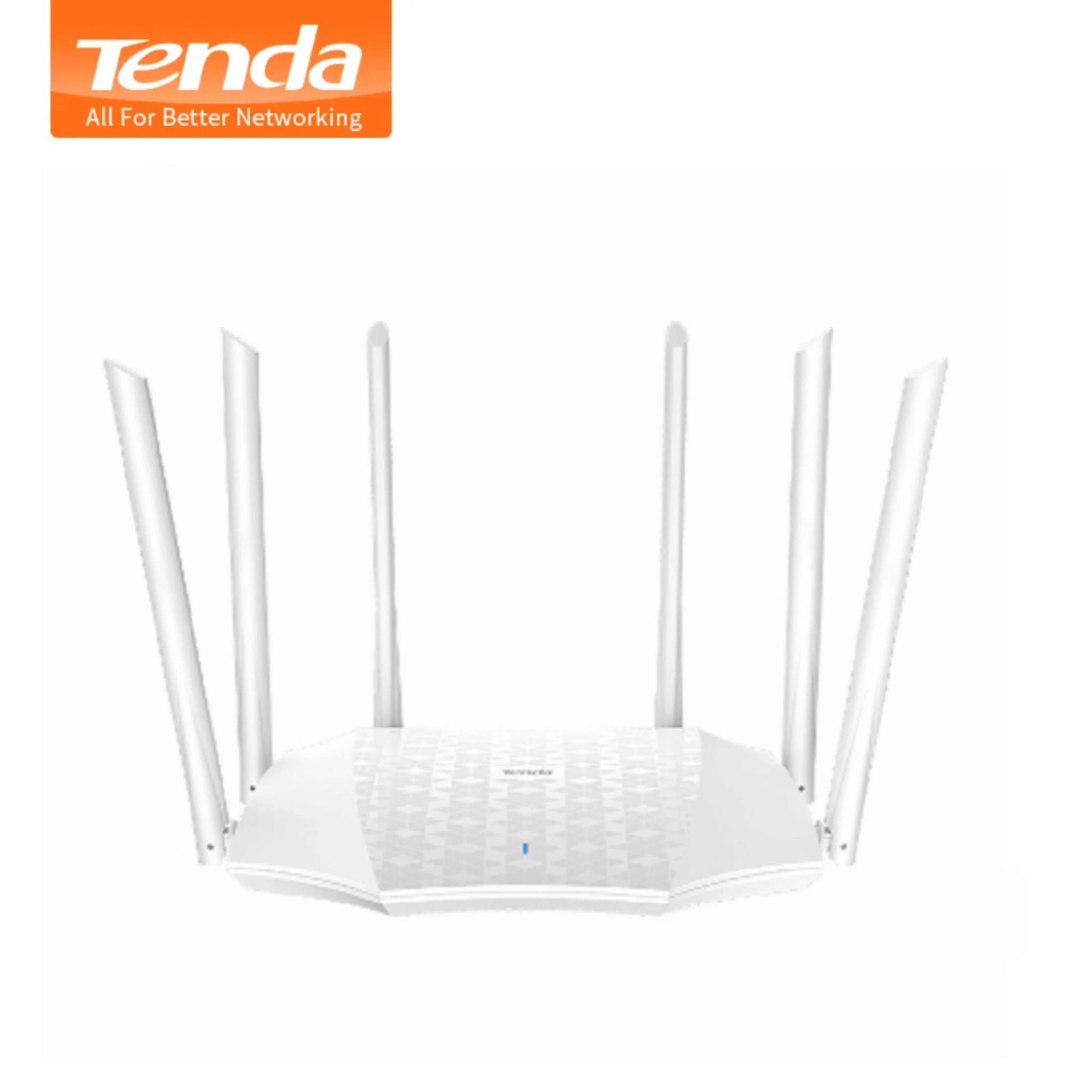 Tenda AC21 Dual-Band Gigabit Wireless Router, designed for homes with high-speed Internet access