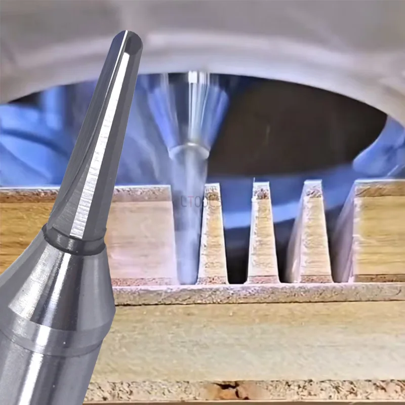 

Фреза для гибкой резьбы с хвостовиком 6,35/12,7 мм, V-образная, со встроенным режущим ножом, для круглых пазов и канавок, инструмент для обработки дерева