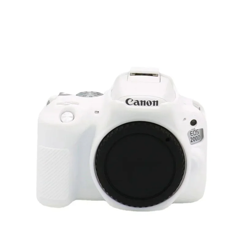 Dla Canon EOS 250d 200dii 200D rebel SL2 pocałunek X9 lustrzanka cyfrowa gumowa silikonowa obudowa miękka osłona korpusu skóra ochronna