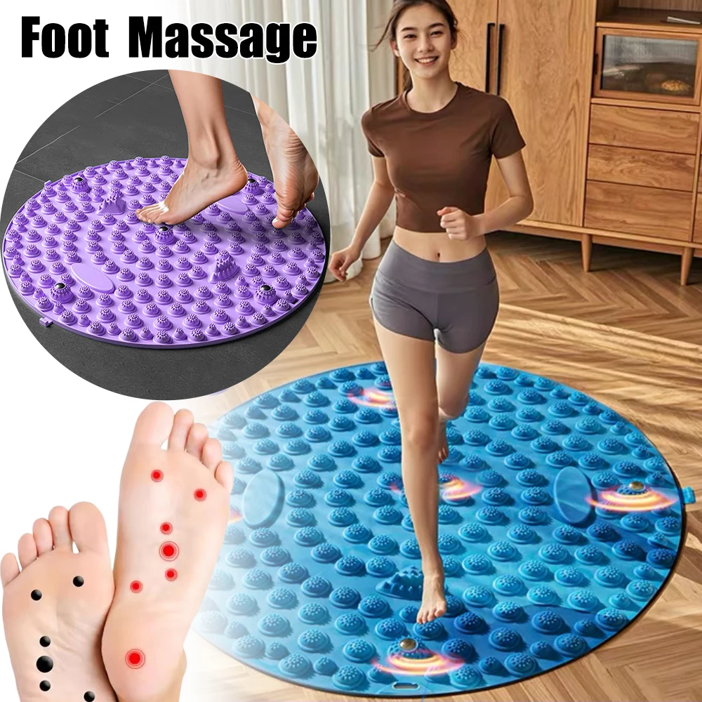 

Portable Magnetic Foot Massage Pad Finger Pressure Board Stimulates Acupressure Fingertips Feet Relaxed Mat ComforToe Care Tool