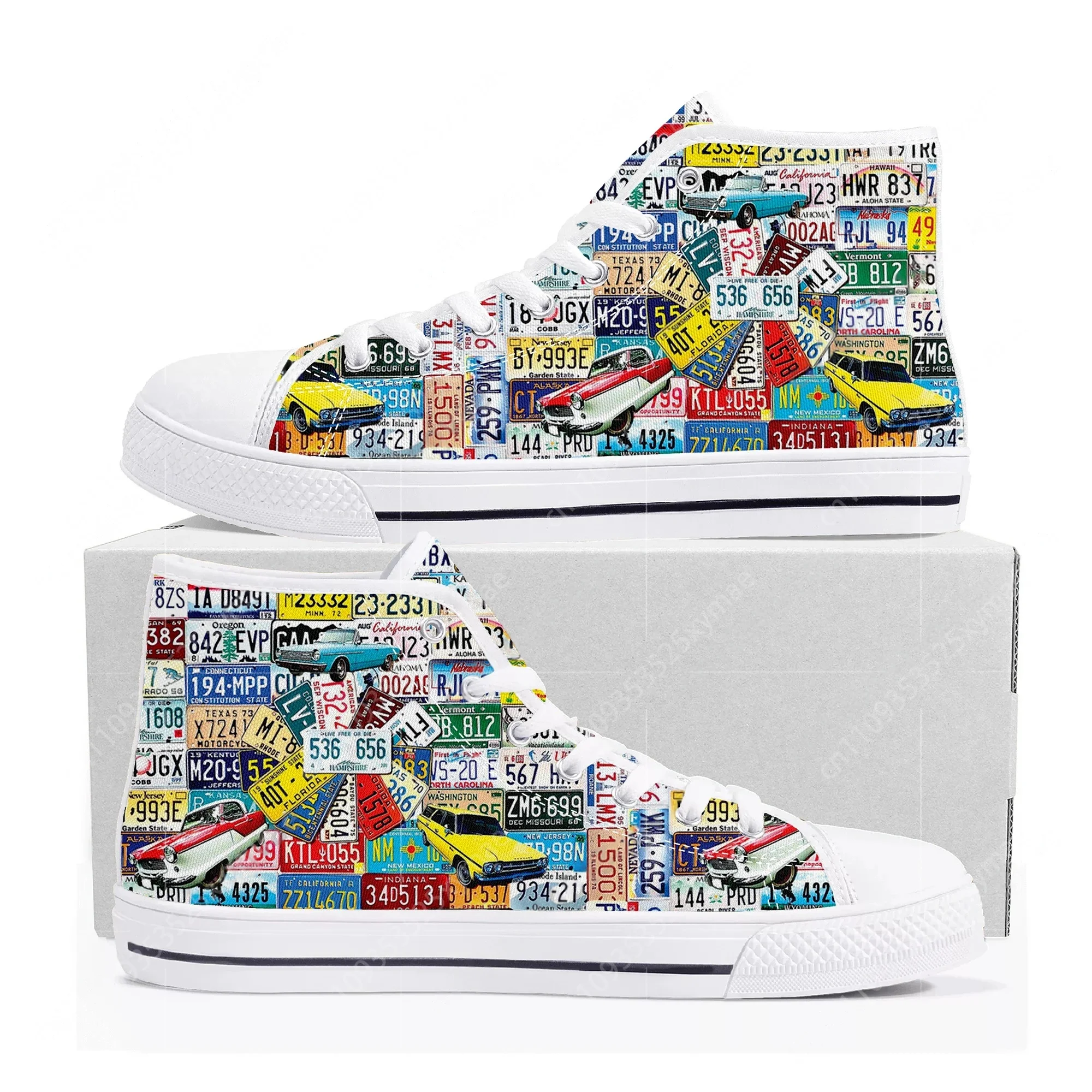 

Кроссовки унисекс с принтом дракона, высокие, высококачественные, для подростков, повседневные, парные, на заказ