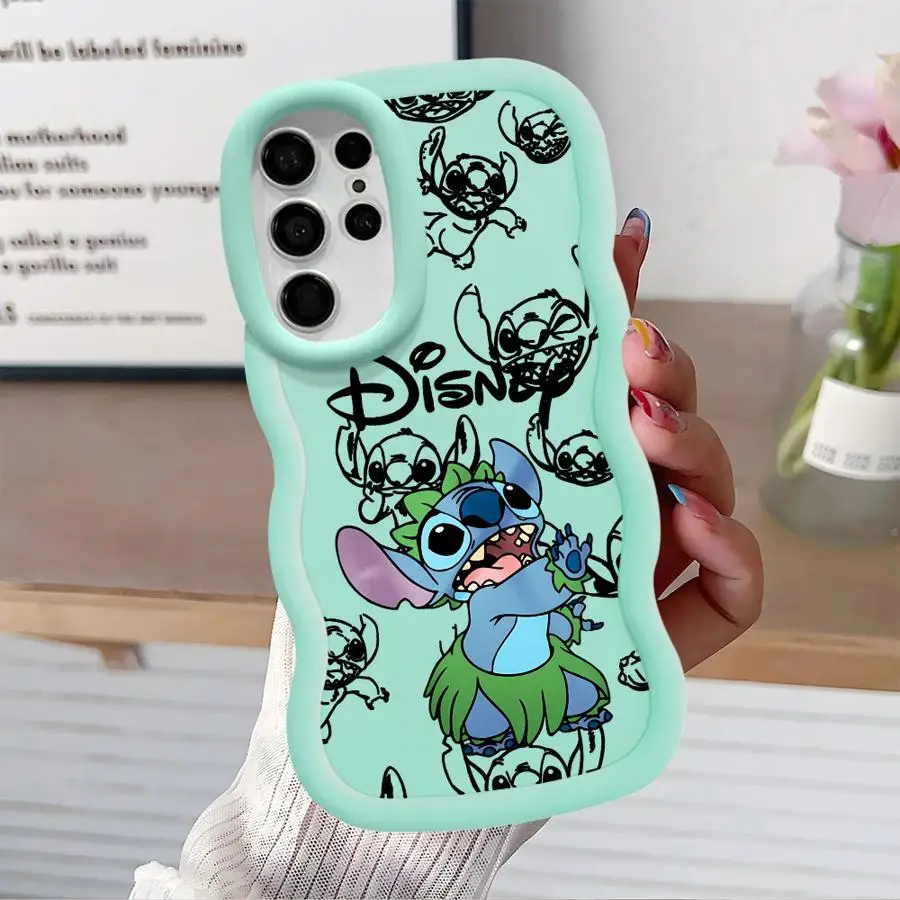 الكرتون ديزني غرزة لينة غطاء الهاتف حقيبة لهاتف سامسونج غالاكسي S20 FE S23 زائد S24 S22 الترا S25 S24 + S25 + S21