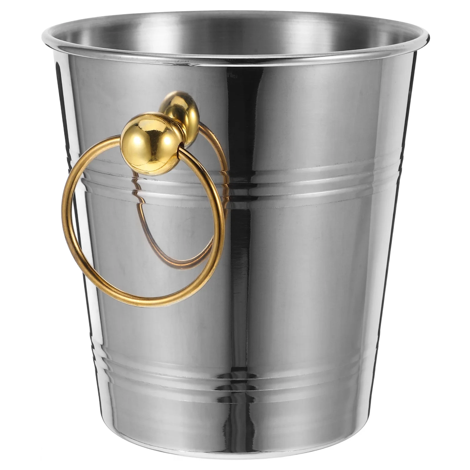 

Ice Cube Bucket Stainless Steel Scratch Resistant Smooth Surface Large Capacity Drink Cooler for Bars Parties Ice Cube Bucket