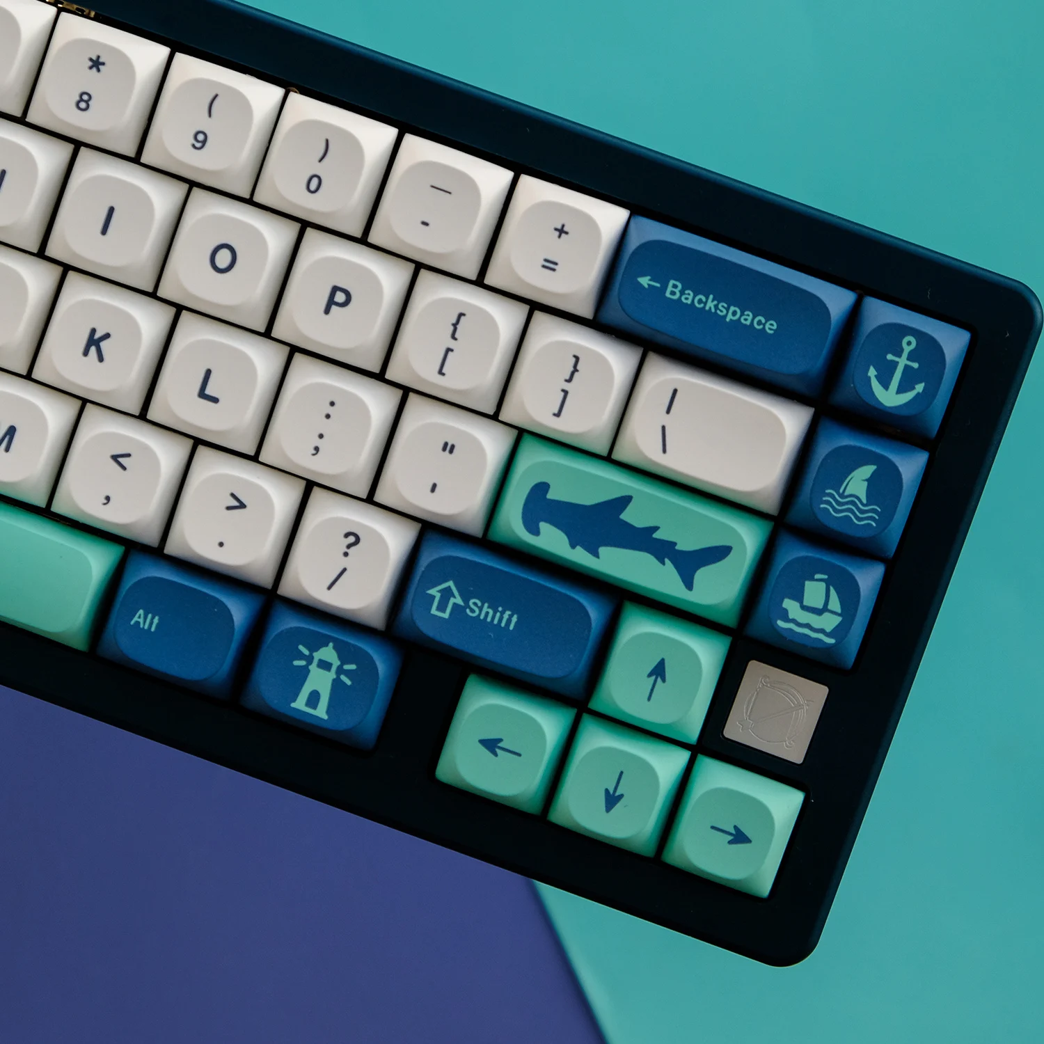 GMK 140 Keys Hammerhead Shark Keycap XDA Profile PBT DYE-SUB Keycap For MX Switch 60% 80% 100% Layout Custom Mechanical Keyboard