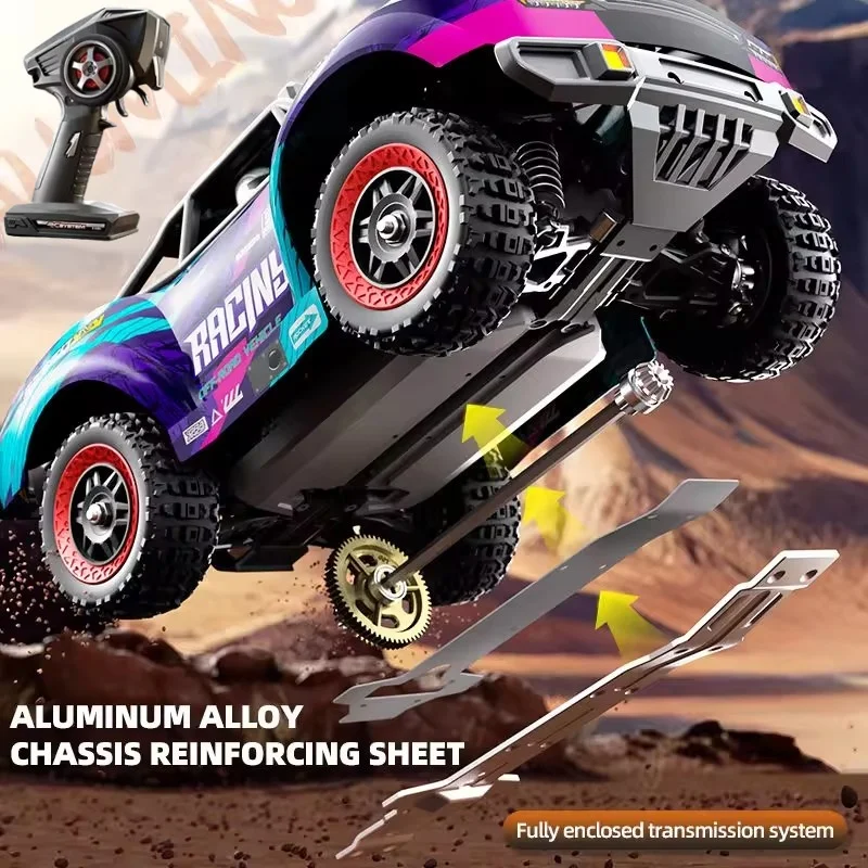 Four-Wheel Drive 80KM/H High-Speed Car Remote Control Car 1:18 Full Scale Climbing Off-Road Racing Drift RC Car TOoys Short Card