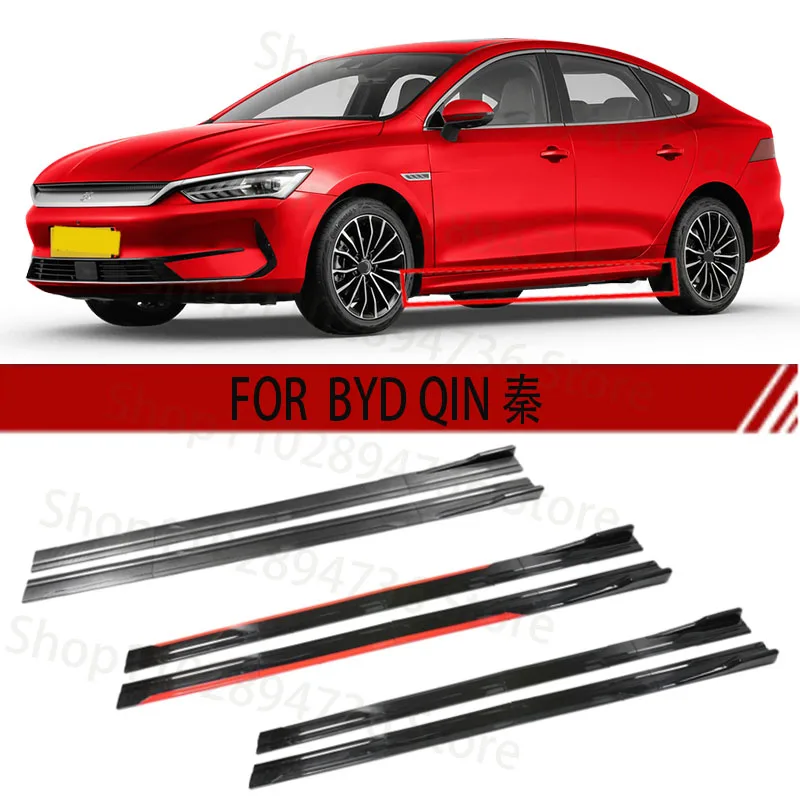 

FOR BYD QIN 2M Car Side Skirt Extension Plate Lip Separator Bumper 2.18M Racing Side Spoiler