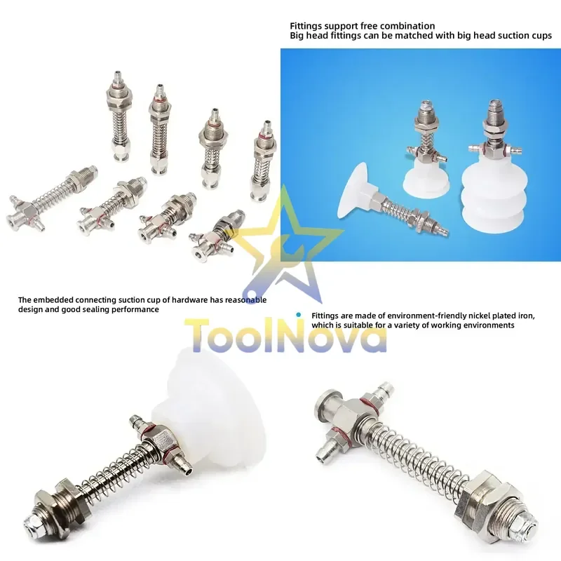 2026*Hotsale* Vacuum Suction Cup Industrial Manipulator Fittings Vacuum Pneumatic Muffler Fittings