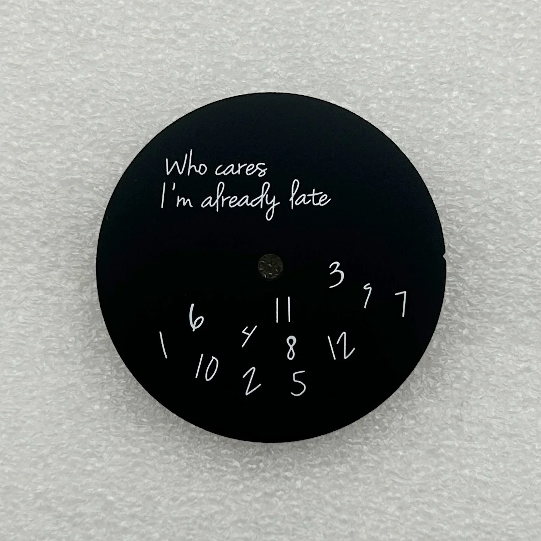 หน้าปัดนาฬิกา DIY 28.5มม. หน้าปัดนาฬิกาที่ปรับเปลี่ยนใหม่เข้ากับการเคลื่อนไหวของ NH35/4R36ที่ใส่ใจมันช้าไปแล้ว