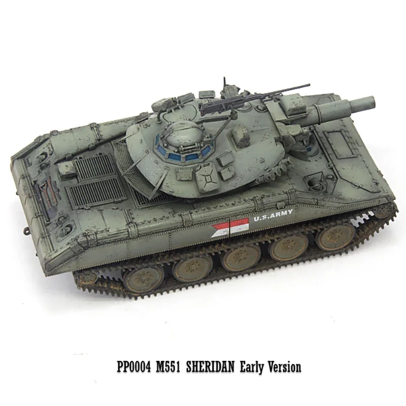 

1:72 Scale Plastic PP0004 M551 Early Type Sheridan Tank The United States Model Militarized Combat Track Type Classics Gifts