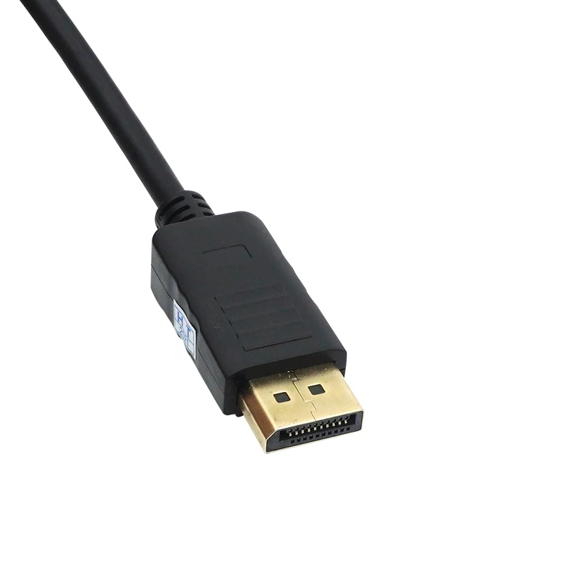 DP to DVI Cable Gold Pluged DisplayPort to 24+1 DVI-D Male/Male Adapter DP to DVI Converter For PC DVD HDVT 1.8M