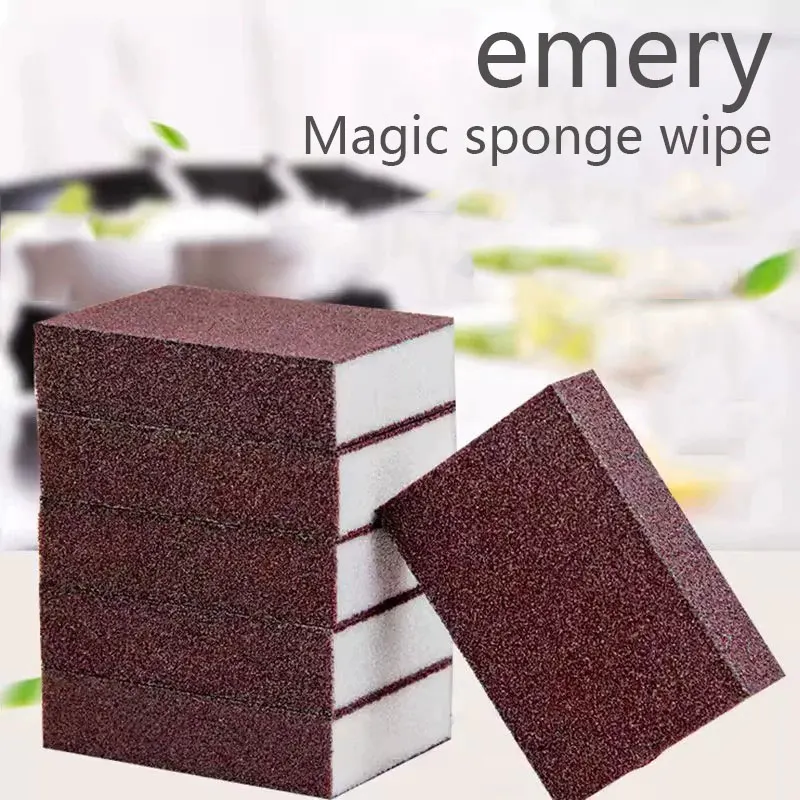 Limpiador mágico Diamond Sand, limpiador de esponjas, limpiador de cocina, limpiador de lavavajillas, cepillo, limpiador de fondo de ollas, suciedad negra, removedor de óxido