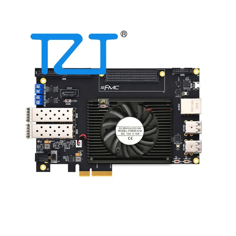 TZT PZ7035-FH-KFB/PZ7045-FH-KFB/PZ7100-FH-KFB ARM+FPGA ZYNQ Development Board XC7Z035-2FFG900I Main Controller with Cooling Fan