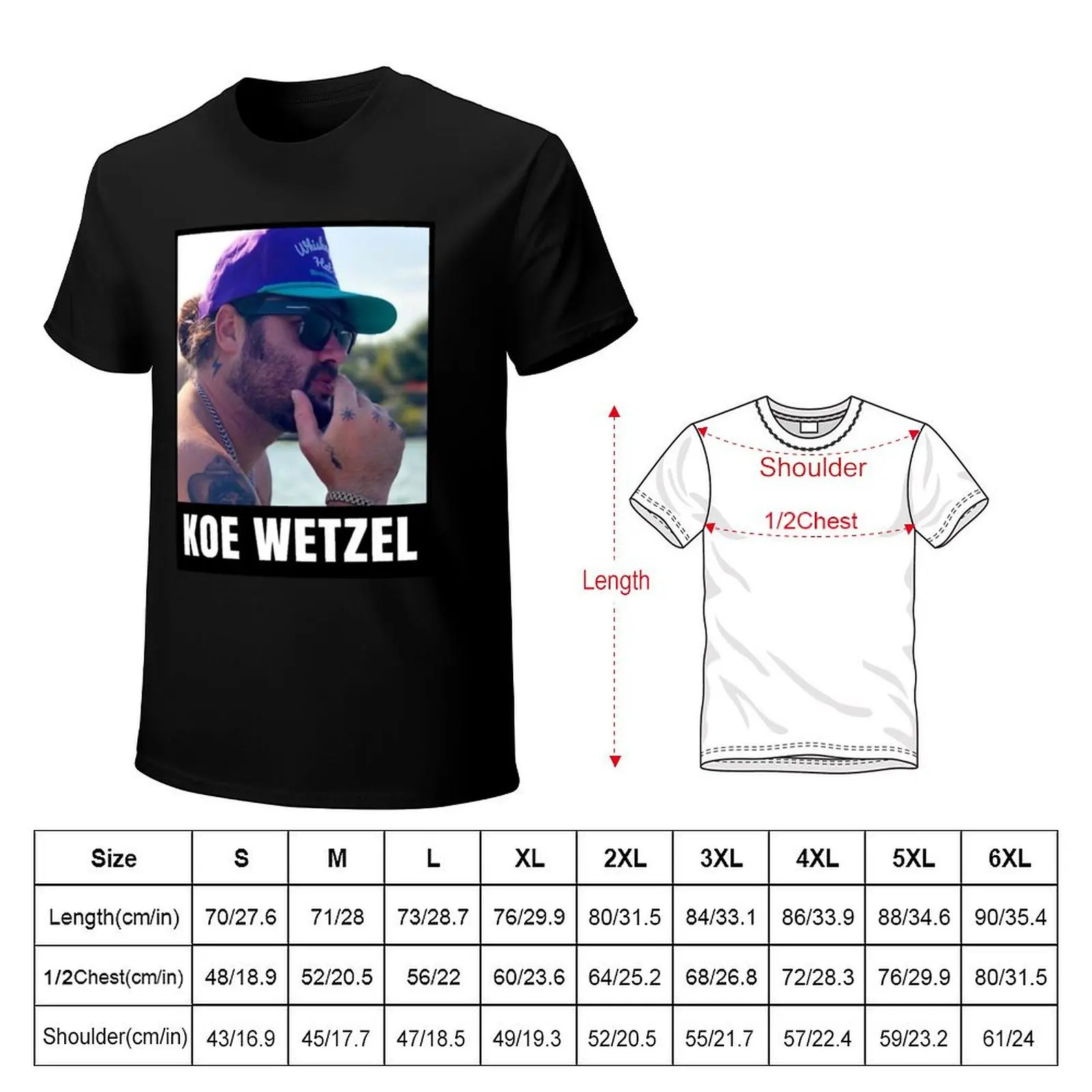 Funny Gifts For Koe Wetzel Gift For Fans T-Shirt Simple Solid Color Crew Neck Tee