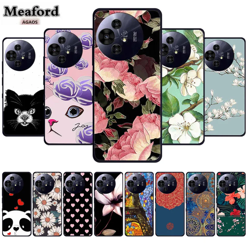 For TCL 50 PRO Nxtpaper 5G Phone Case 3D Emboss Silicone TPU Soft Phone Cover Back Shell Fashion Funda for TCL 50pro Nxtpaper