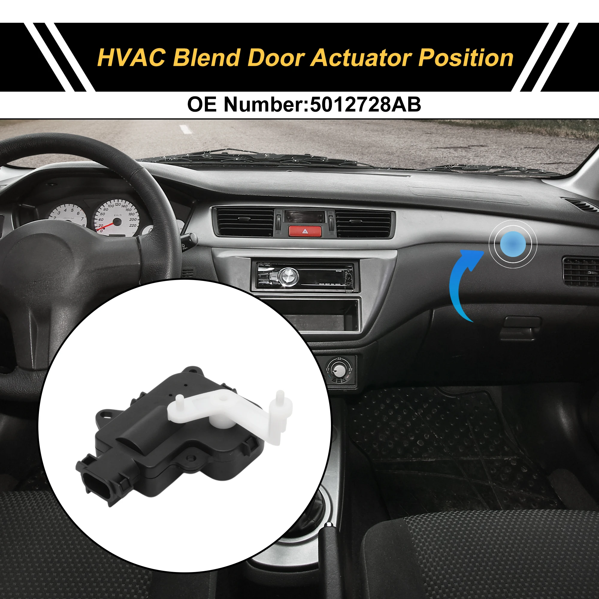 

Привод двери смеси обогревателя UXCELL HVAC для Jeep Grand Cherokee 2003-2005 No 5012728AB