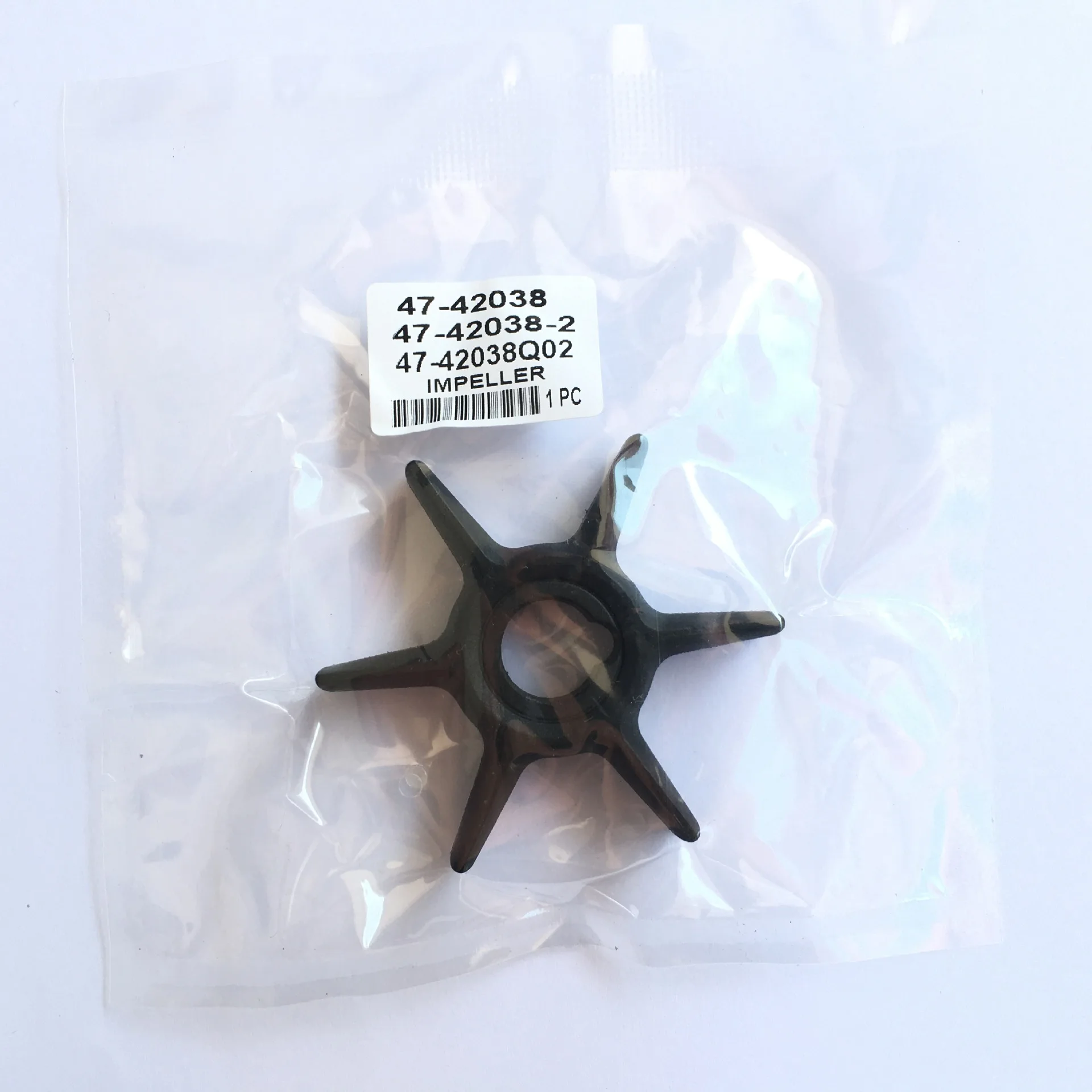

Water Pump Impeller Outboard Motor Accessories 47-42038-42038Q02 Suitable for Mercury 6HP 8HP 9.9HP and 15HP Model