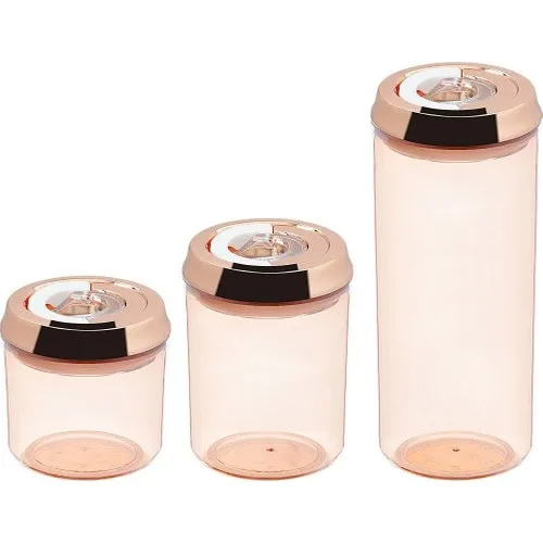 Freecook Acrylic Copper Color Vacuum Storage Container