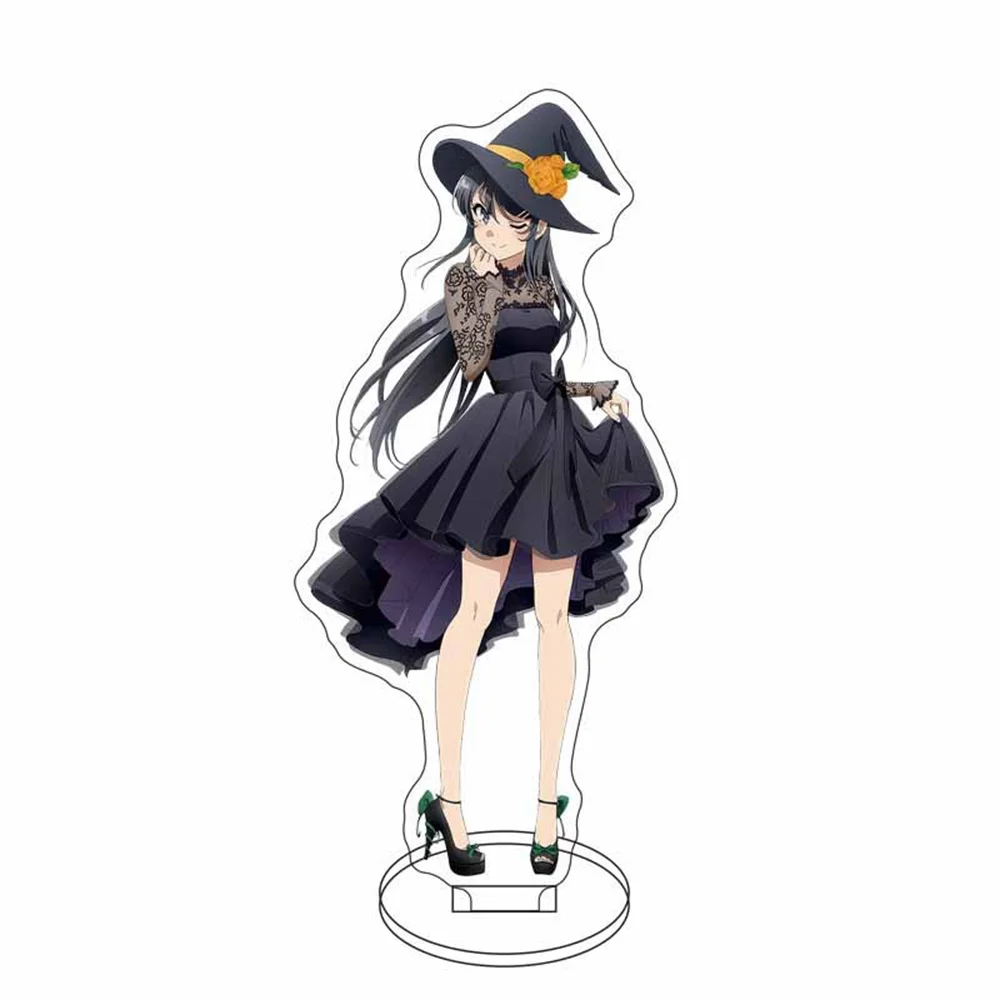 15CM Anime Rascal Does Not Dream of Bunny Girl Senpai Charm Characters Ornament Accessories Goods Collection Gifts