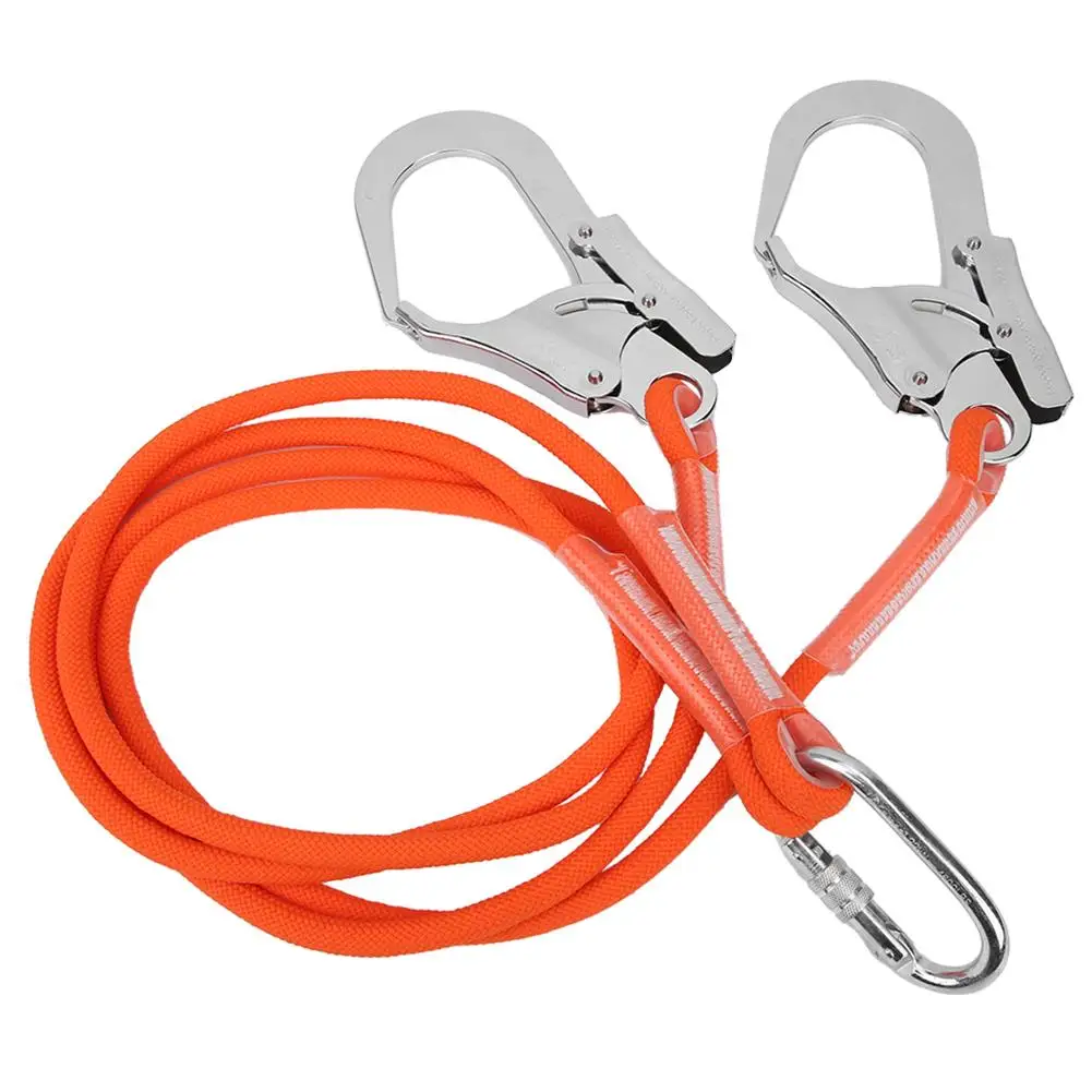 

Aerial Rope Lanyard for Outdoor Construction Climbing and Insurance Protection Accessories 1.6M