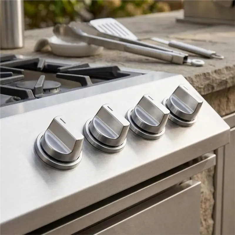 ABZA-Gas Stove Knobs W11687171 5 Pack For Whirlpool Models WEG515S0LS3 WEG515S0LS4 WEG515S0LZ3 WEG515S0LZ4 WEG745H0LZ4