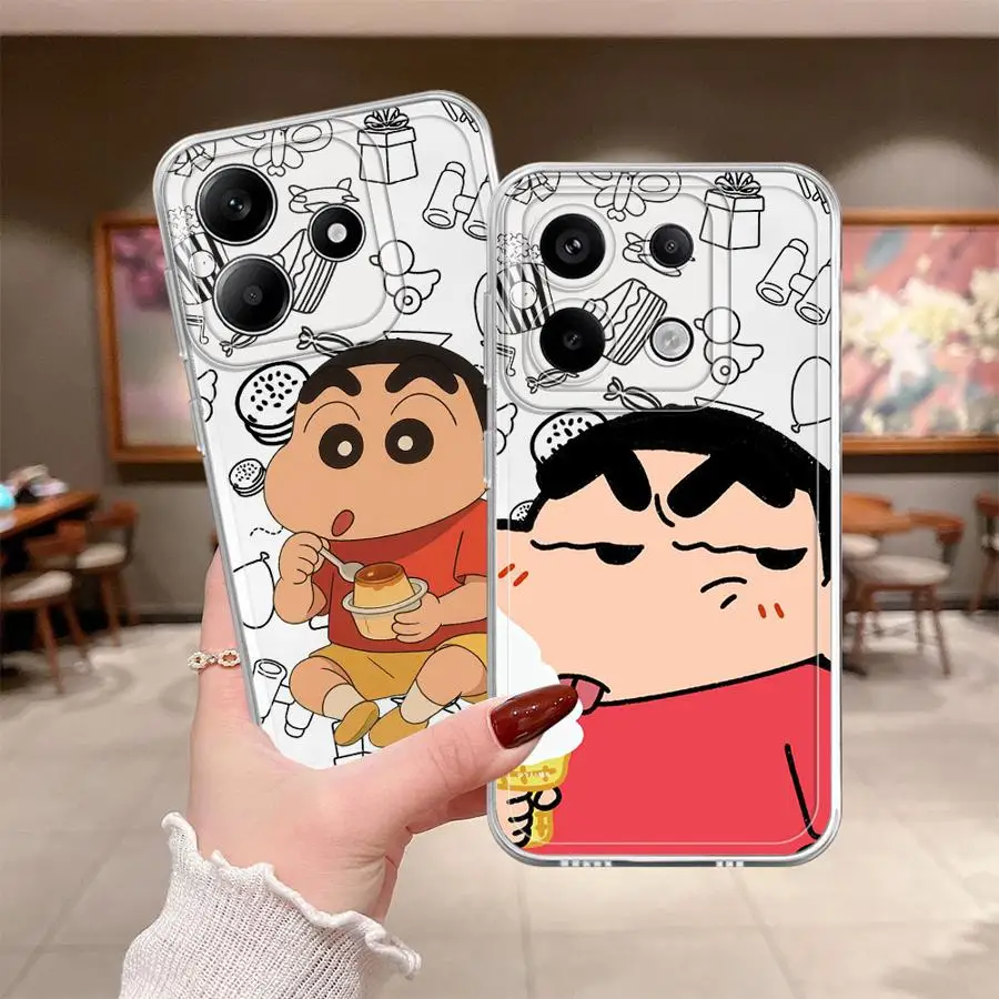 Hülle für Xiaomi Poco X3 NFC X3 Pro Soft Phone Cover Crayons Shin-chans