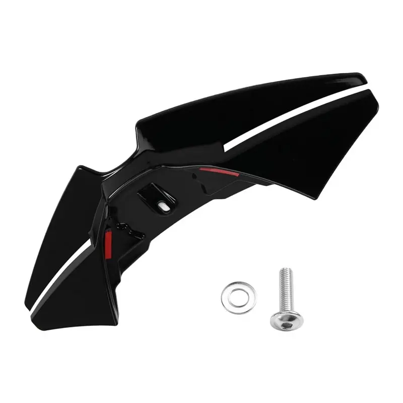 

Lower Lip Aerodynamic Fairing Winglets Front Downforce Spoiler Wind Wing For MT-07 MT07 2025+ Motorcycle-A97E