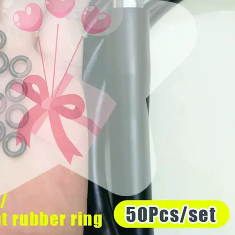 50pcs/lot High Pressure Water Gun Cleaning Outlet O-ring Rubber Ring Black Car Wash Machine Accessories Car Beauty Water Gun Ac