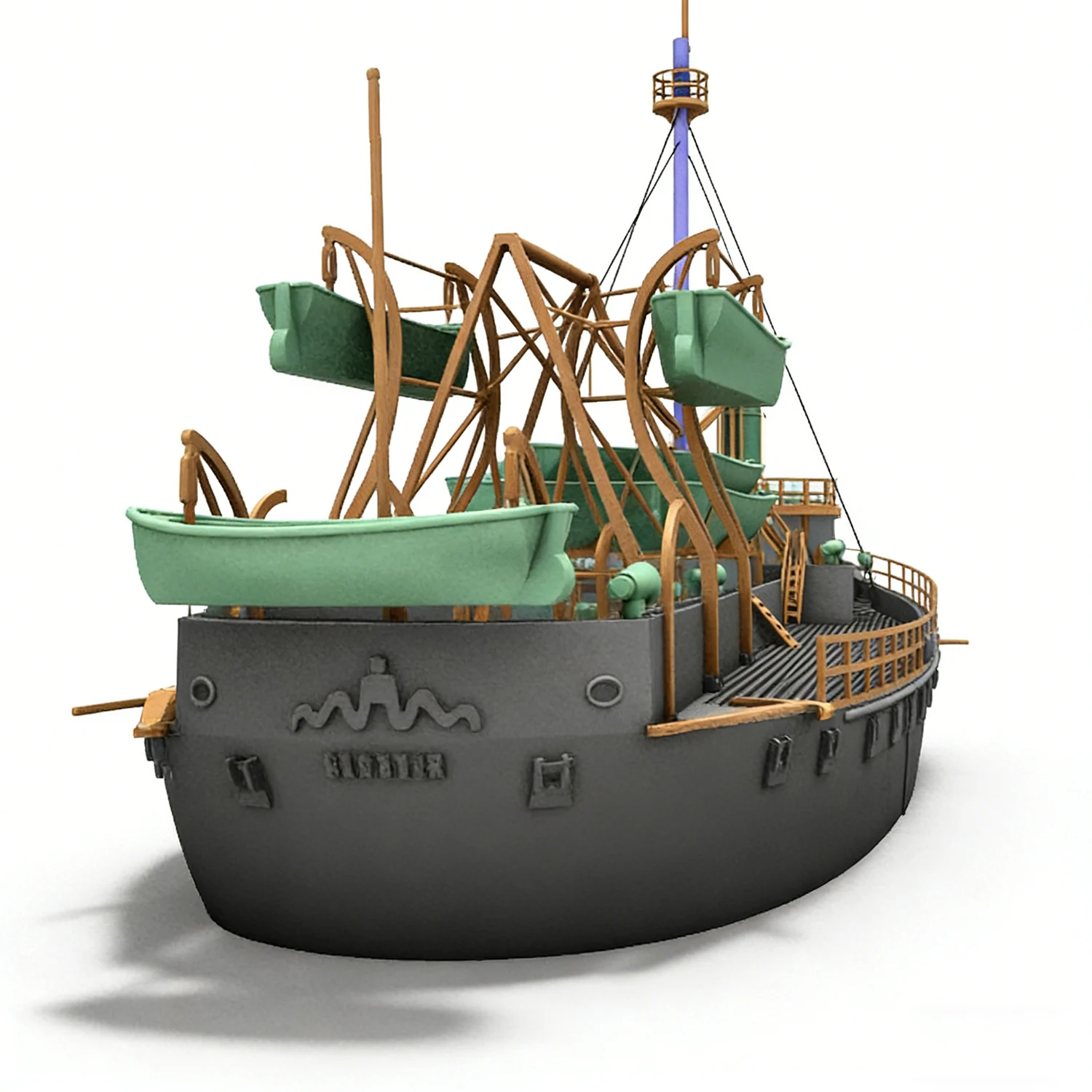 1/700 スケール ザクセン級装甲戦艦組み立てモデル 樹脂製 船舶 静態模型 船のおもちゃ 装飾品 軍艦模型