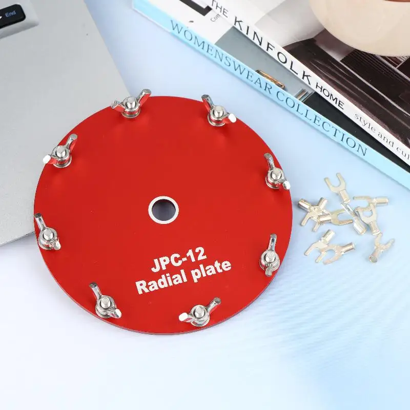 

1 шт. JPC-12 PAC-12 портативная УВЧ коротковолновая антенна заземляющая пластина противоударная пластина с вилочными клеммами