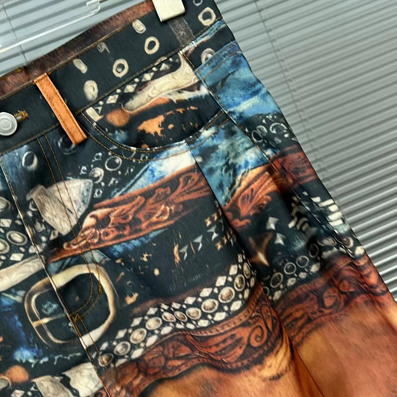 Pantaloni di colore dimagranti di design KBQ per le donne Pantaloni di temperamento primaverile con tasca impiombata a vita alta Stile di moda femminile Nuovo