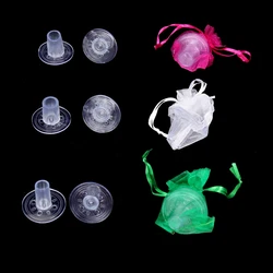 30 Pair/Lot Silver Powder Silicone High Heel Protectors for Grass Women Shoe Heel Savers Anti-slip Heel Guards for Wedding Party