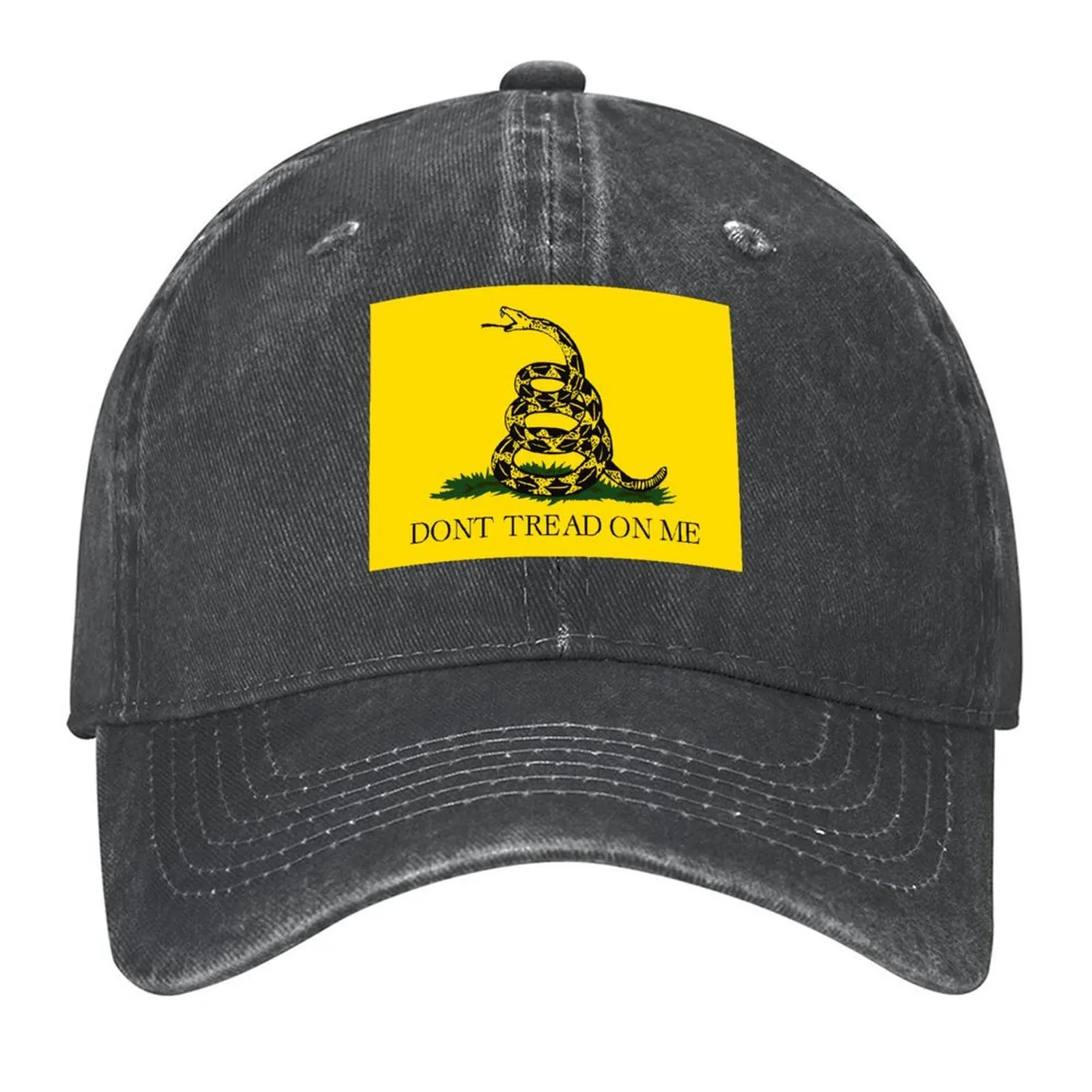 

Gadsden flag Don't tread on me Libertarian yellow flag 2x Stickers HD HIGH QUALITY ONLINE STORE Baseball Cap