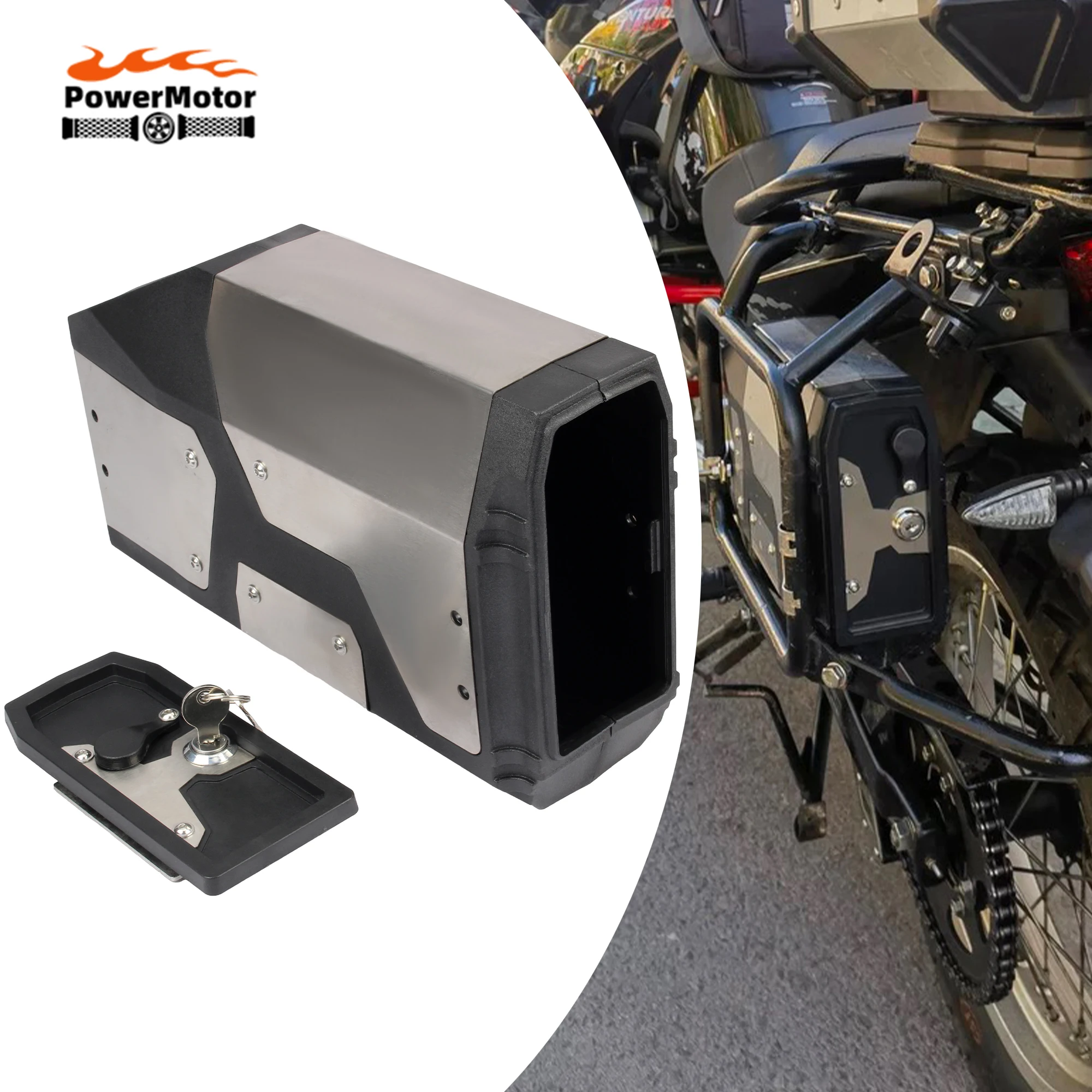 

Motorcycle Aluminum Box Toolbox 4.2 Liters Tool Box's For BMW R1200GS F750GS R 1200 GS LC R1250GS 2004-2024 Modified Accessories