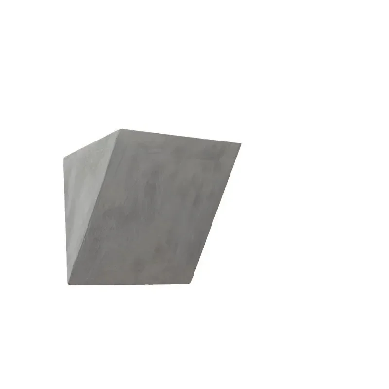 Retro LED Cement Wall Lamp Simple Grey Stone Wall Lamp for Living Room Bathroom Hallway Hotel Decor Bedroom Bedside Sconce Lamp