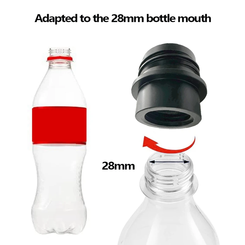 Bottle Adapter For 28Mm Gauge PET Bubble Bottle For Sodastream Machine Fizzi DUO Terra Art Gaia A200 G100