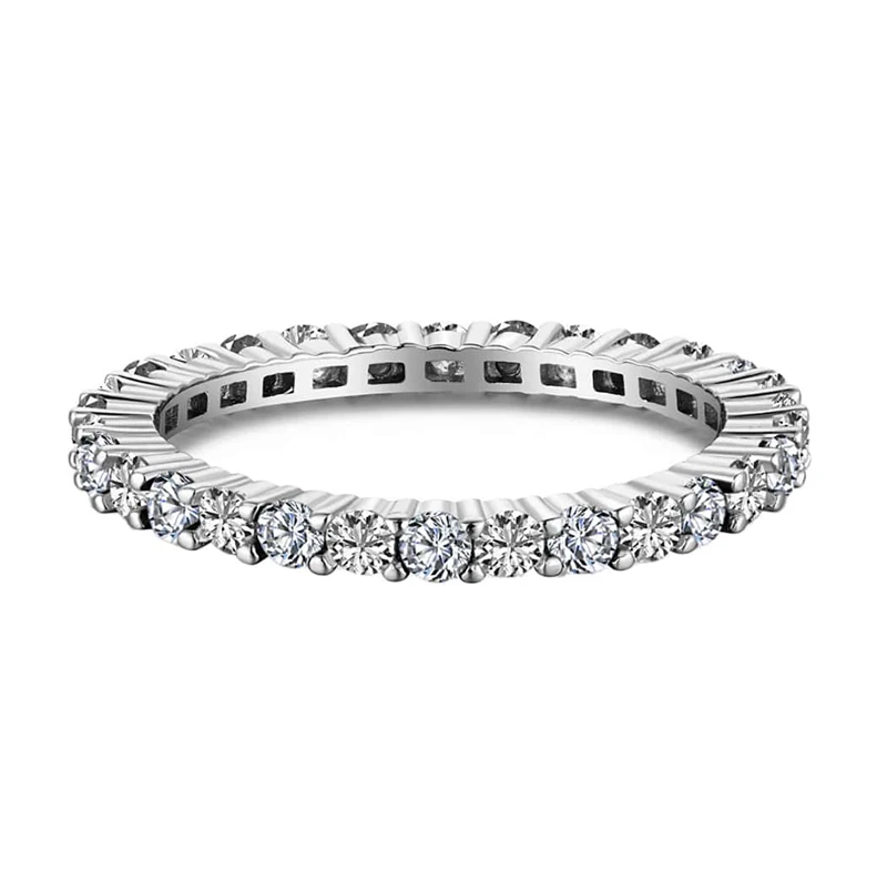 Women's 925 Sterling Silver Multi Color Zircon Stackable Ring, Gift